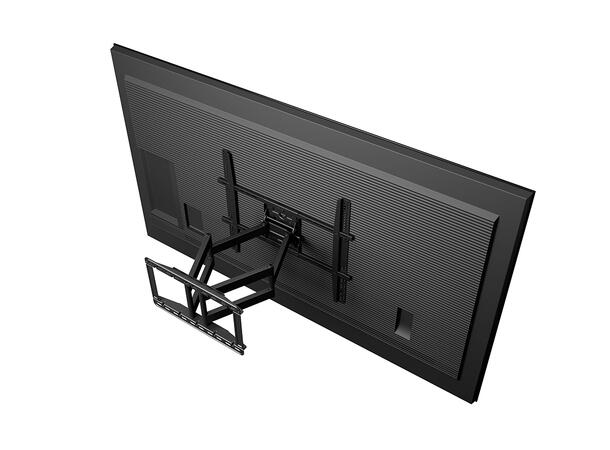Multibrackets Veggfeste 700mm HD Dual Sort, maks 800x600, 90Kg, 70cm 
