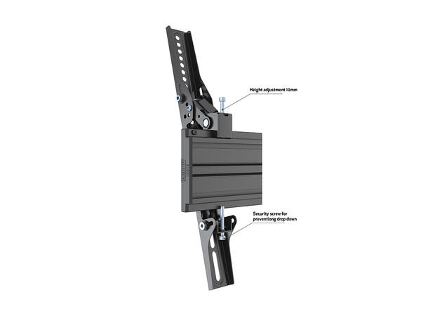 Multibrackets Wallmount Pro MBW4U Tilt B lack* 