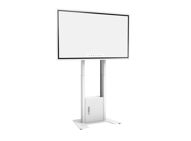 Multibrackets gulvstativ motorisert Flip Hvit,120Kg, Samsung flip 2, WM55R, WM65R 