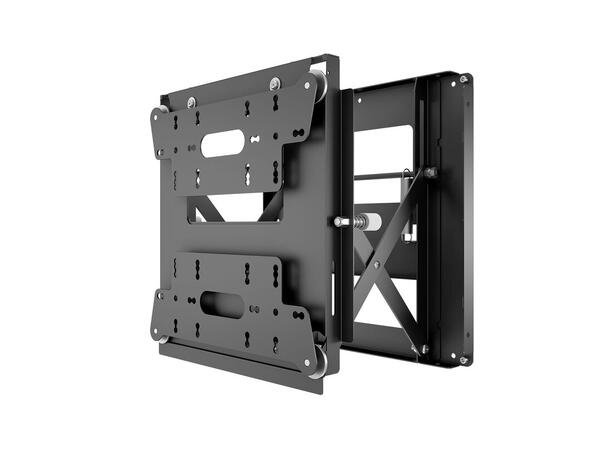 Multibrackets veggfeste Push Small Svart, 200x200, 25Kg 