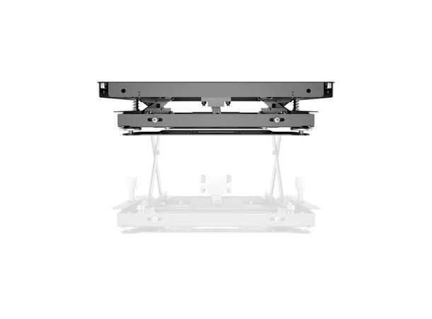 Multibrackets veggfeste Push Small Svart, 200x200, 25Kg 