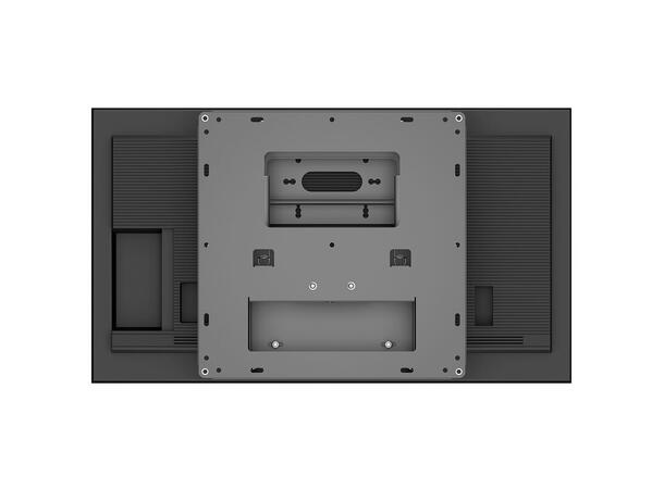 Multibrackets veggfeste Push Small Svart, 200x200, 25Kg 