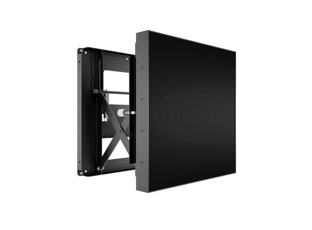 Multibrackets veggfeste Push Small Svart, 200x200, 25Kg 