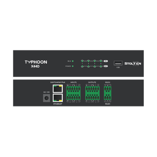 Stoltzen Typhoon X44D DSP Dante Dante 4x4 | Analog 4x4 | USB | 10x10