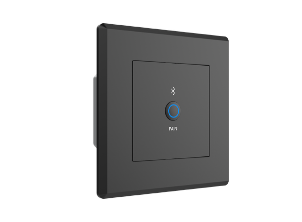 Turtle Dante Veggpanel Svart Bluetooth, with networked API control 