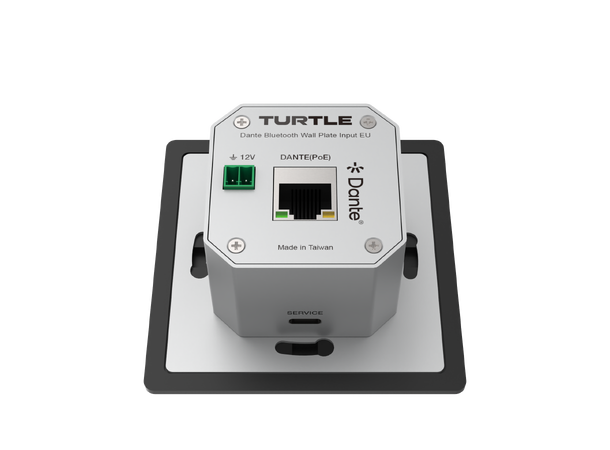 Turtle Dante Veggpanel Svart Bluetooth, with networked API control 