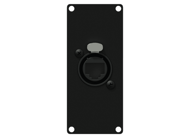 Caymon CASY167/B Ethercon panel Black 1 HE Ethercon NE8FAH to  RJ45 
