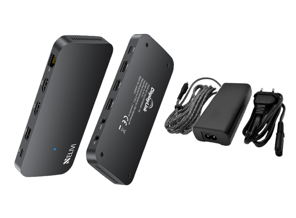 Elivi ORION Docking 2xHDMI - 65W bundle DisplayLink® ,  Black , HDMI 