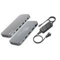 Elivi ORION Docking 2x DP - 100W bundle DisplayLink&#174; |  Space Grey | DisplayPort
