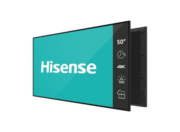 Hisense 50" 24/7 UHD 4K 500 nits D-LED Haze 25% | Wireless share | Android 11