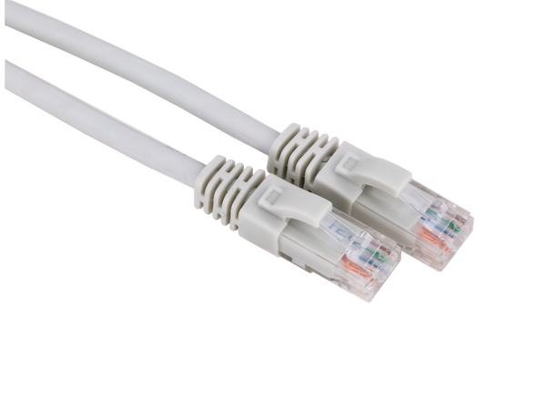 LinkIT Patch U/UTP Cat6 grå 8m AWG 24/7 | LSZH | Bulk 