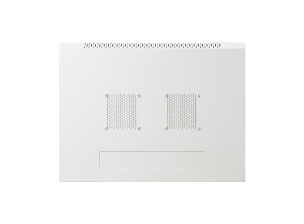LinkIT Veggskap 19' 9U grå B600xD450xH501 , glass 