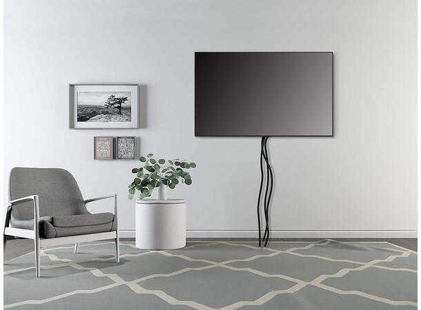 Multibrackets Cable Cover Floor Black - 139mm W - 1600mm L 