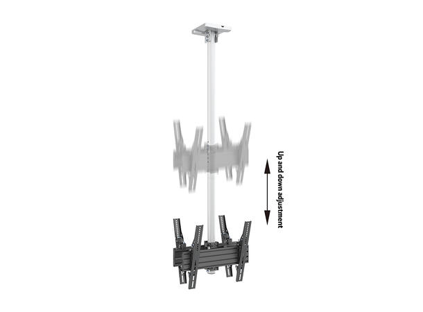 Multibrackets Ceiling Mount Pro MBC1UX2 White VESA 400 