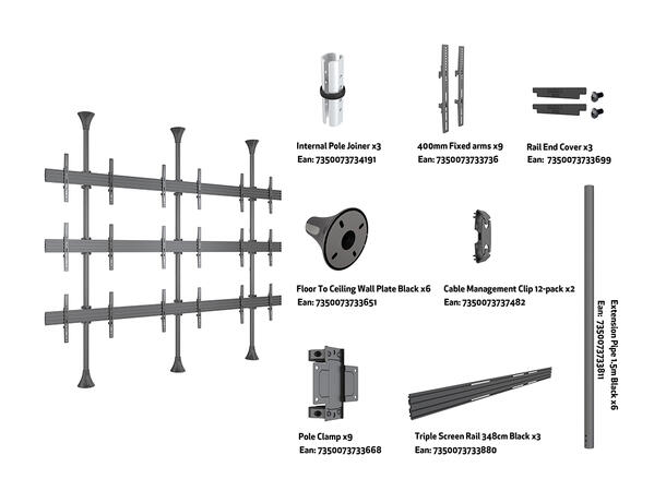 Multibrackets Floor to Ceiling Mount Pro MBFC3UX3* 
