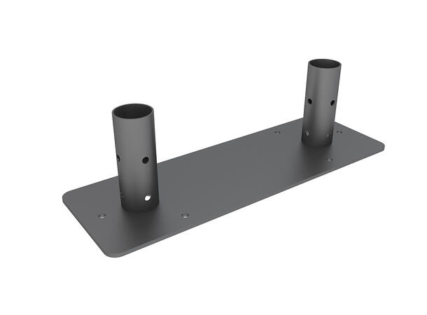 Multibrackets Pro Series - Bolt Down Dua l Pole Plate 