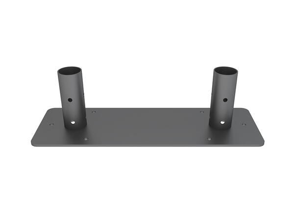 Multibrackets Pro Series - Bolt Down Dua l Pole Plate 