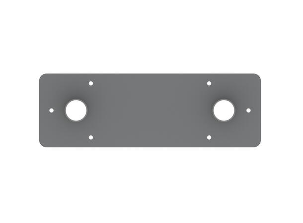 Multibrackets Pro Series - Bolt Down Dua l Pole Plate 