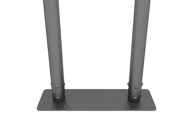 Multibrackets Pro Series - Bolt Down Dua l Pole Plate 