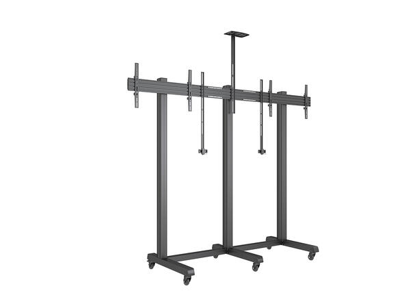 Multibrackets Pro Series - Collaboration Floorstand Side by Side 75" ^ 