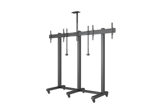 Multibrackets Pro Series - Collaboration Floorstand Side by Side 75" ^ 