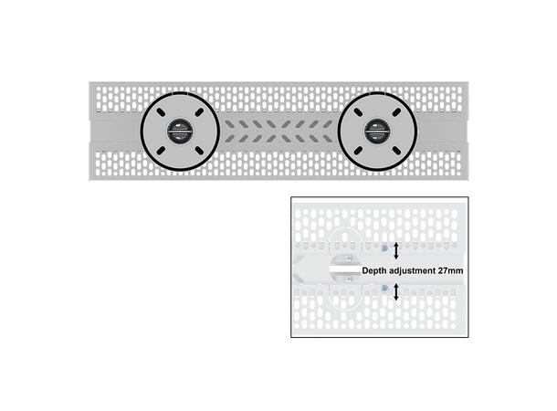 Multibrackets Pro Series - Enclo Floor t o Ceiling Mount B2B 55" M Whi* 