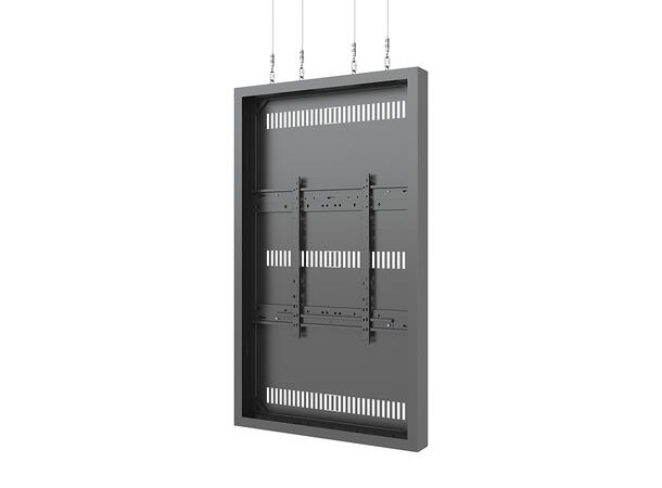Multibrackets Pro Series - Enclosure 75" High Brightness Wire Large Black* 