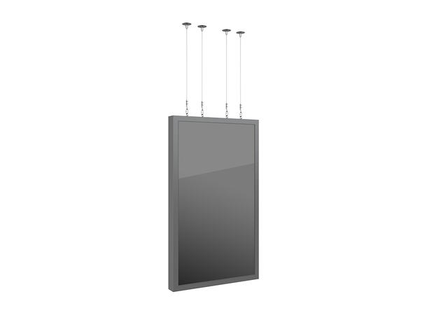 Multibrackets Pro Series - Enclosure 75" High Brightness Wire Large Black* 