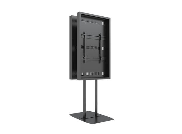 Multibrackets Pro Totem Kabinett 55¨ High Brightness B2B Dual Pole Floorbase 