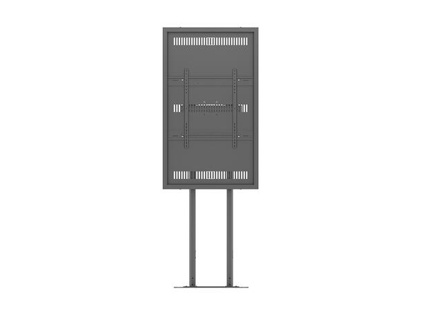 Multibrackets Pro Totem Kabinett 55¨ High Brightness B2B Dual Pole Floorbase 