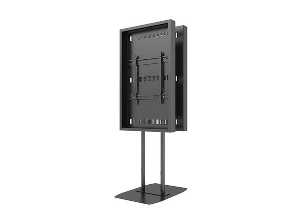 Multibrackets Pro Totem Kabinett 55¨ High Brightness B2B Dual Pole Floorbase 