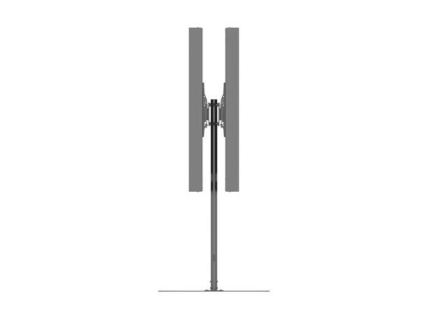 Multibrackets Pro Totem Kabinett 55¨ High Brightness B2B Dual Pole Floorbase 