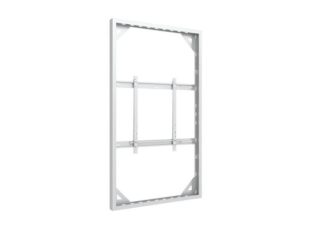 Multibrackets Pro kabinett vegg 85" Hvit, 80Kg, Vesa 800x500 