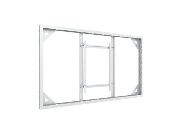 Multibrackets Pro kabinett vegg 85" Hvit, 80Kg, Vesa 800x500 