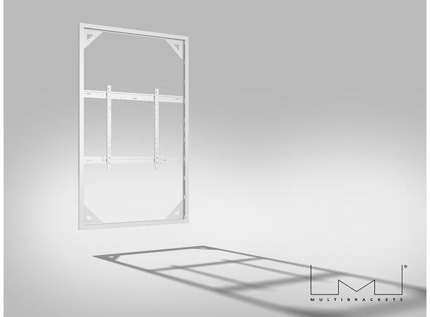 Multibrackets Pro kabinett vegg 85" Hvit, 80Kg, Vesa 800x500 