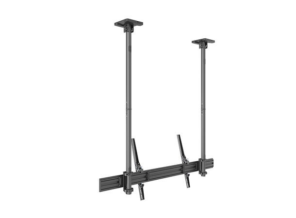Multibrackets Pro takfeste MBC1USD Svart, 1600x600, 100Kg, 75-120" 