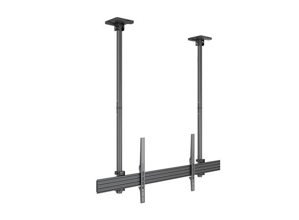 Multibrackets Pro takfeste MBC1USD Svart, 1600x600, 100Kg, 75-120" 