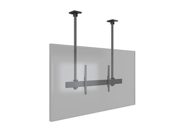 Multibrackets Pro takfeste MBC1USD Svart, 1600x600, 100Kg, 75-120" 