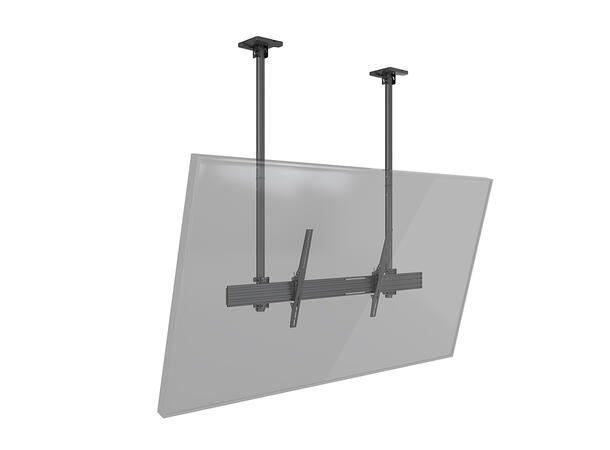 Multibrackets Pro takfeste MBC1USD Svart, 1600x600, 100Kg, 75-120" 