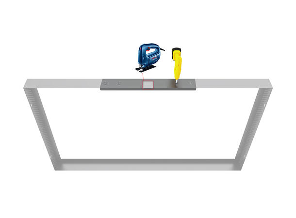 Multibrackets Sikkerhets plexiglass 50" For Multibrackets skjerm ramme 