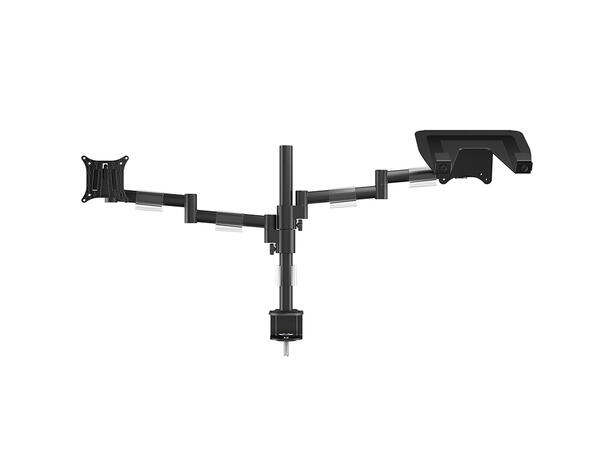 Multibrackets VESA Deskmount Officeline Dual 2 Laptopholder Black* 