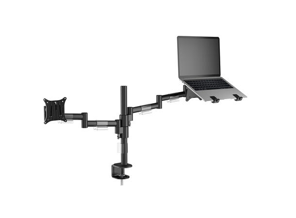Multibrackets VESA Deskmount Officeline Dual 2 Laptopholder Black* 