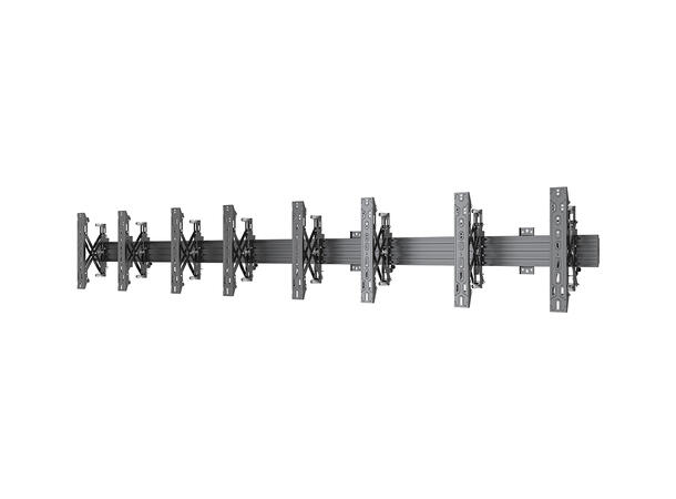 Multibrackets Veggfeste Pro MBW4X1U Push In Pop Out Black 