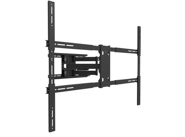Multibrackets Veggfeste flexarm pro Sort, VESA 1200*900, 125Kg, 55"-110" 