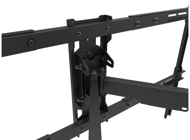 Multibrackets Veggfeste flexarm pro Sort, VESA 1200*900, 125Kg, 55"-110" 