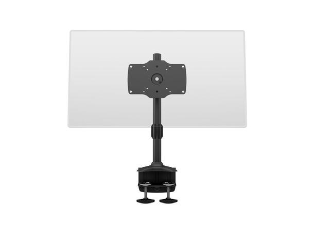 Multibrackets bordstativ, Single 24-32" Sort, 200x100, 15kg, bordklemme 