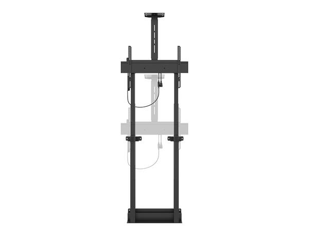 Multibrackets motorisert gulvstativ Wall Svart, Vesa 600x400, 90Kg 