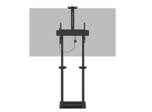Multibrackets motorisert gulvstativ Wall Svart, Vesa 600x400, 90Kg 