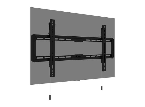 Multibrackets veggfeste tilt large Svart, 40-86", 60kg, VESA 800x400 
