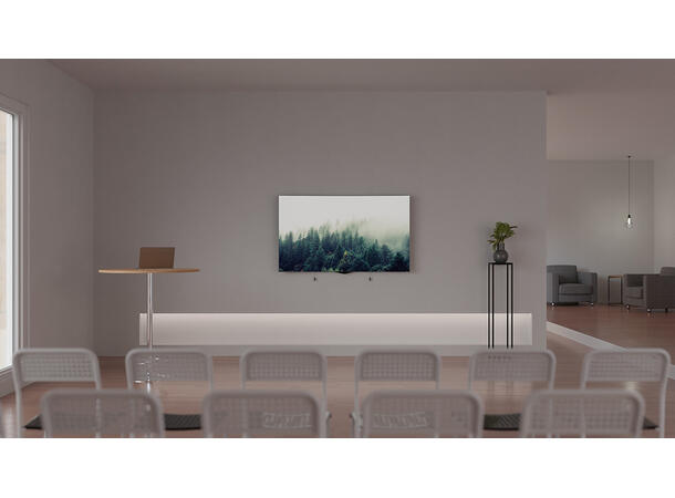 Multibrackets veggfeste tilt large Svart, 40-86", 60kg, VESA 800x400 